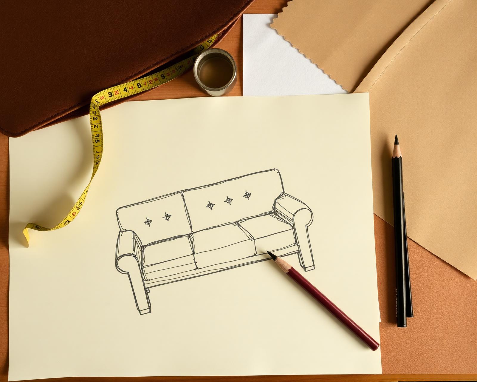 Furniture planning notes reference image