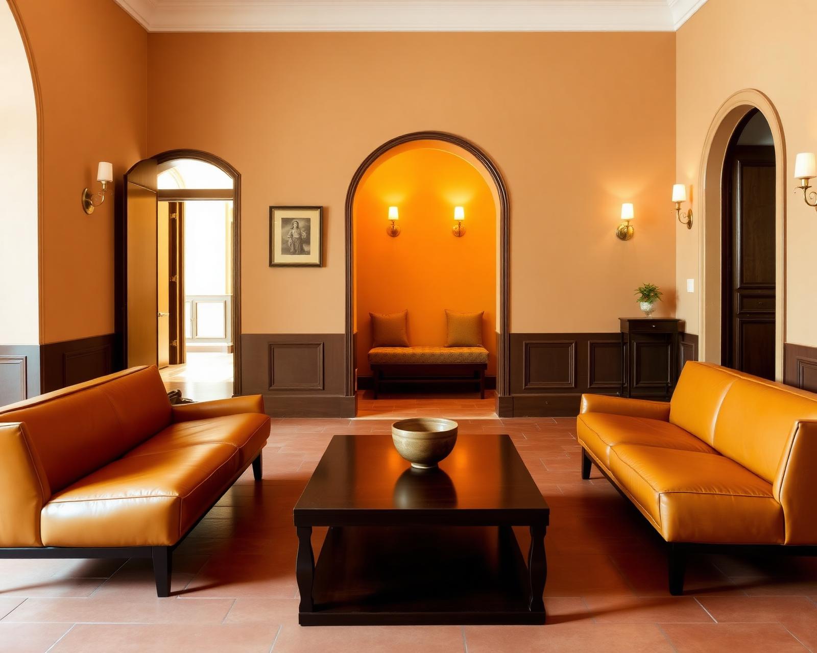 Light leather seating tone
