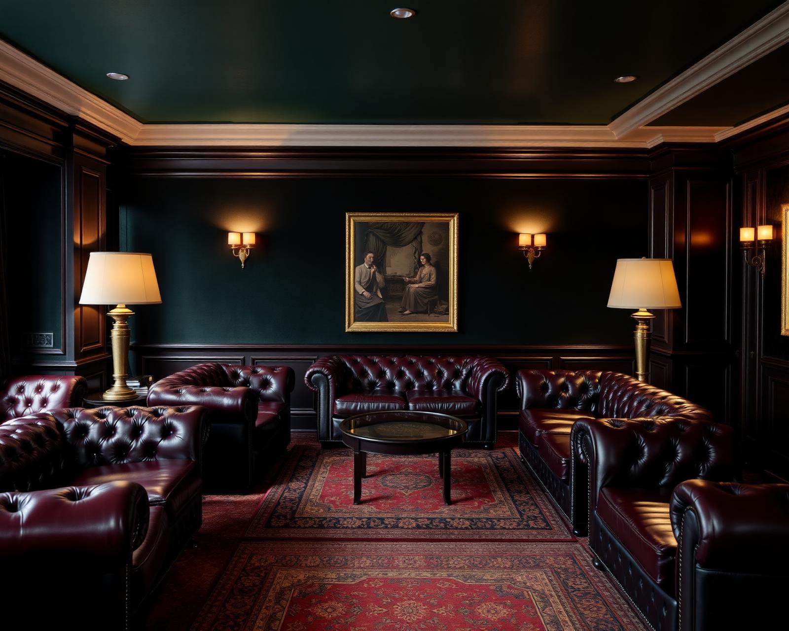 Darker leather seating style
